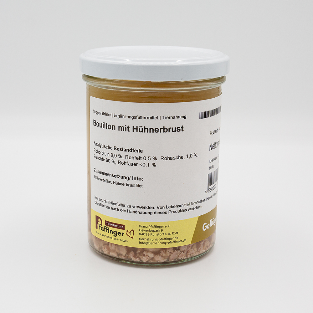 Bouillon mit Hühnerbrust - 380g