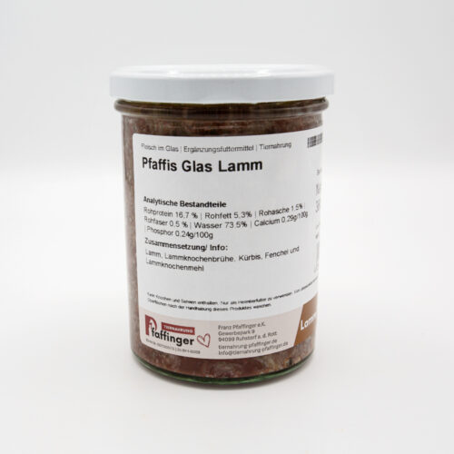Pfaffis Glas Lamm
