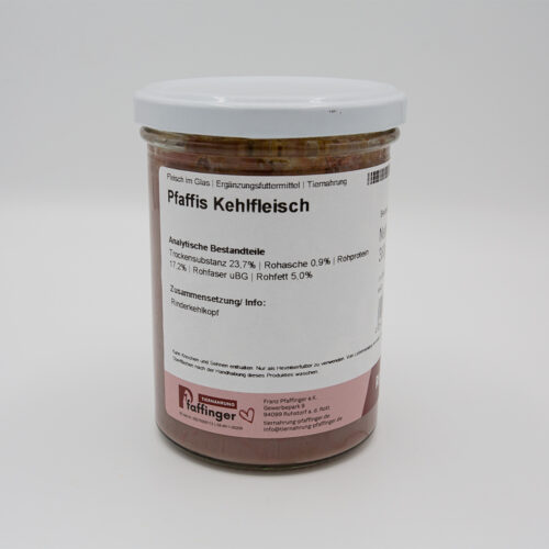 Pfaffis Glas – Premium-Nassfutter im Glas für Hunde
