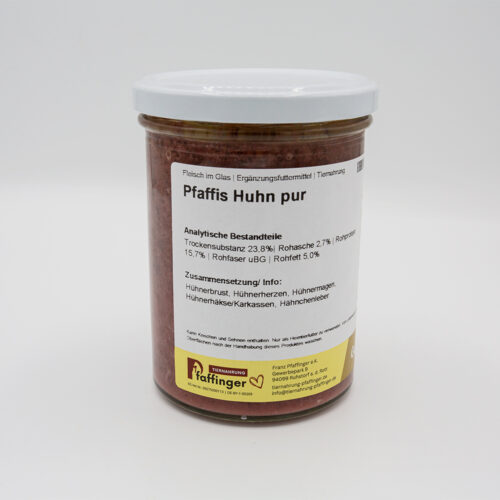 Pfaffis Glas – Premium-Nassfutter im Glas für Hunde