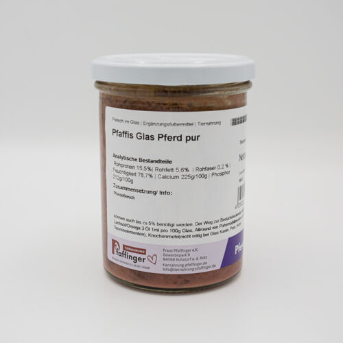 Pfaffis Glas Pferd pur