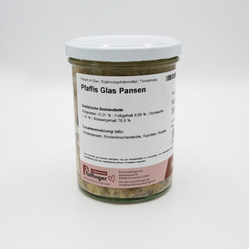 Pfaffis Glas Pansen