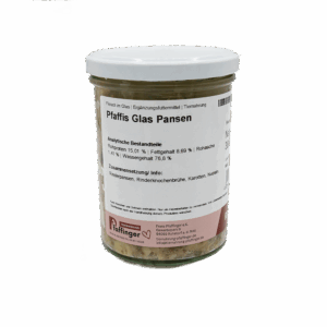 Pfaffis Glas – Premium-Nassfutter im Glas für Hunde
