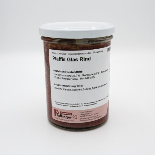 Pfaffis Glas Rind