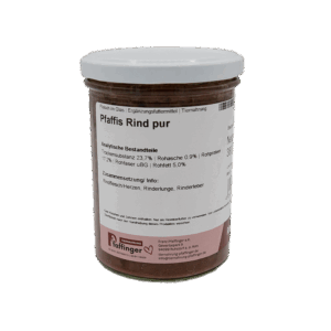 Pfaffis Glas – Premium-Nassfutter im Glas für Hunde