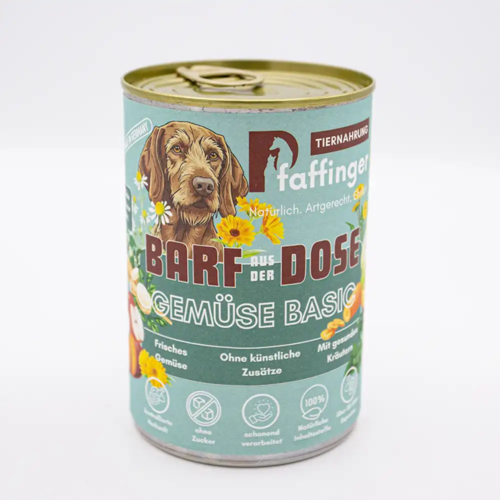 BARF Gemüse Basic 400 g Gemüsemix für Hunde – Tiernahrung Pfaffinger