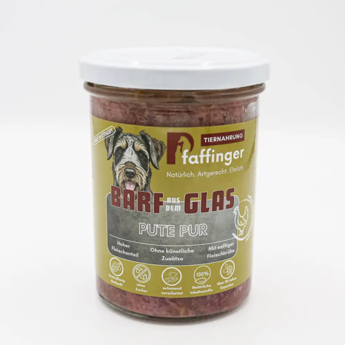 Pfaffis Pute Pur BARF aus dem GLAS