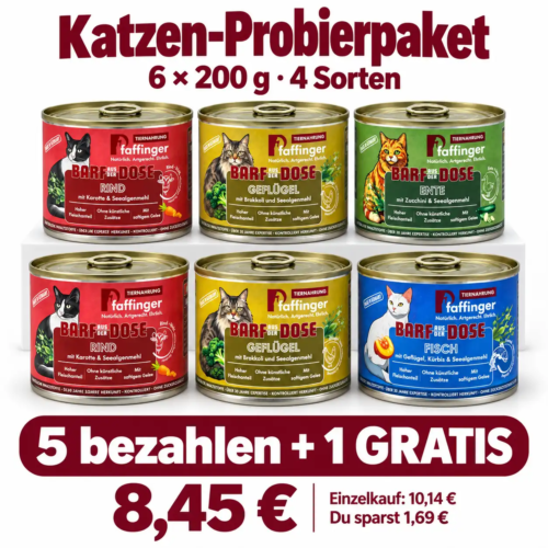 Katzenfutter Probierpaket