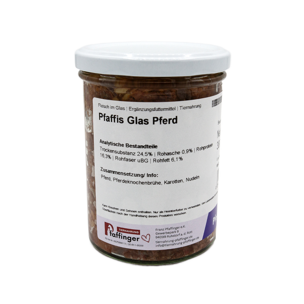 Pfaffis Glas Pferd