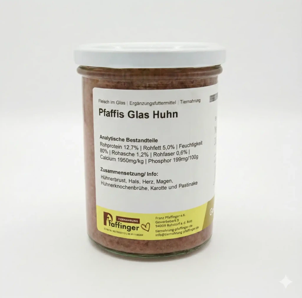 Pfaffis Glas Huhn