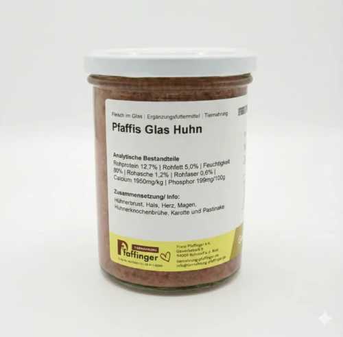 Pfaffis Glas Huhn