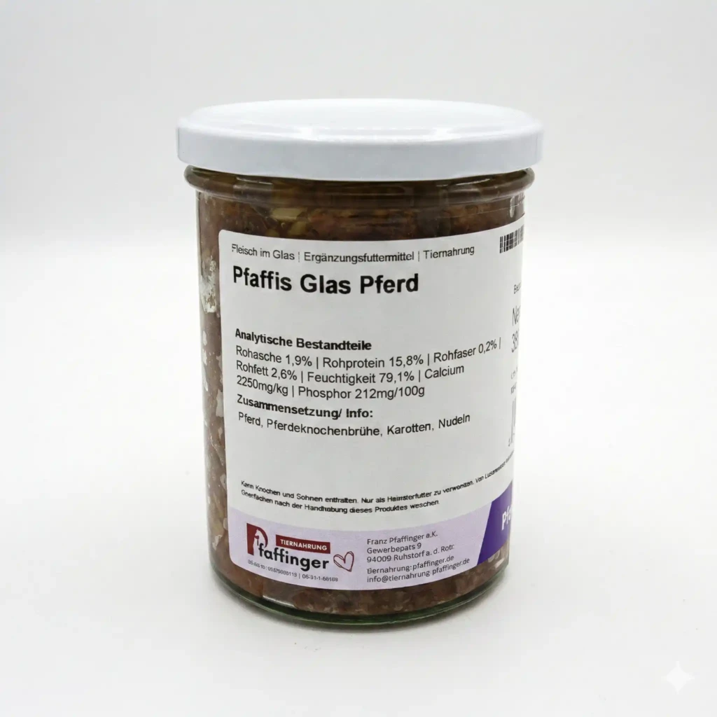 Pfaffis Glas Pferd