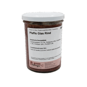 Pfaffis Glas – Premium-Nassfutter im Glas für Hunde