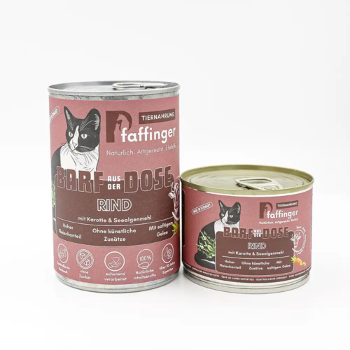 BARF Katzenfutter Rind