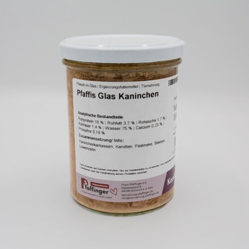 Pfaffis Glas – Premium-Nassfutter im Glas für Hunde